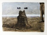 National Standing Black Sand by Michael Shepherd contemporary artwork painting
