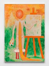 Landscape Painter by Jason Fox contemporary artwork drawing painting works on paper