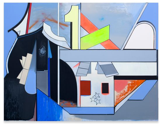 Gasthof Ravoux by Thomas Scheibitz contemporary artwork Painting