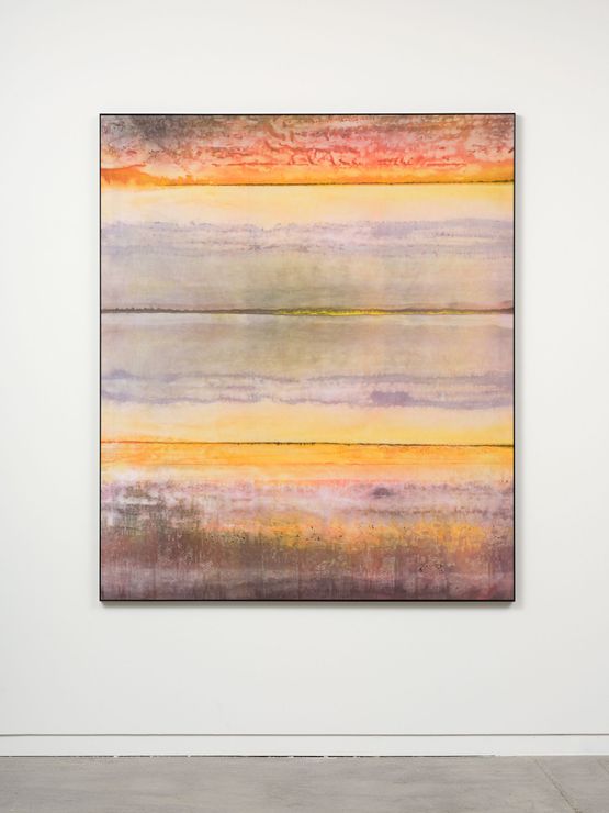 The line it is drawn 2024-25 by Matt Arbuckle contemporary artwork Painting