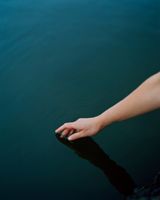 Left bank middle reach by Conor Clarke contemporary artwork print