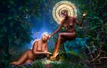 We Forgave Deeply Then Love Flooded Our Hearts by David Lachapelle contemporary artwork Photography