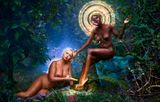 We Forgave Deeply Then Love Flooded Our Hearts by David Lachapelle contemporary artwork photography