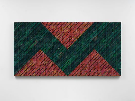 Appearance of Crosses 2024-21 by Ding Yi contemporary artwork Painting