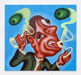 The Second Martini by Peter Saul contemporary artwork painting