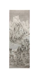 Night Crossing at Snowy River by Wang Tiande contemporary artwork painting
