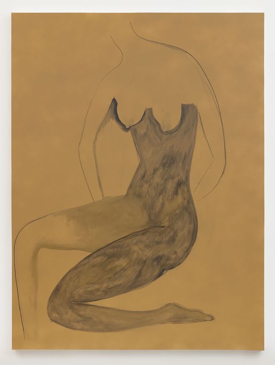 Diptych untitled right by Vanessa Beecroft contemporary artwork Painting