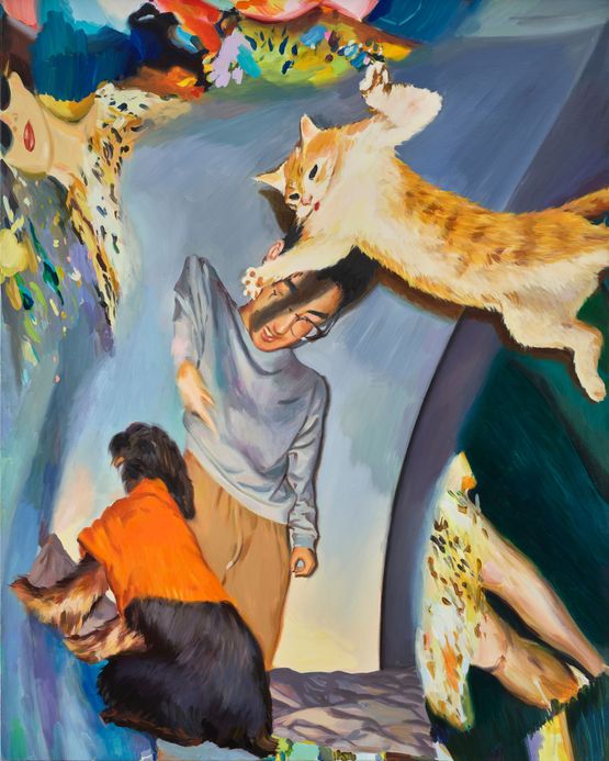 Moment2 by Ding Hongdan contemporary artwork Painting