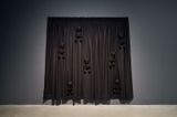 Black Curtain by Permindar Kaur contemporary artwork textile