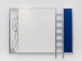 White Interior with Figure by Michael Craig-Martin contemporary artwork painting sculpture
