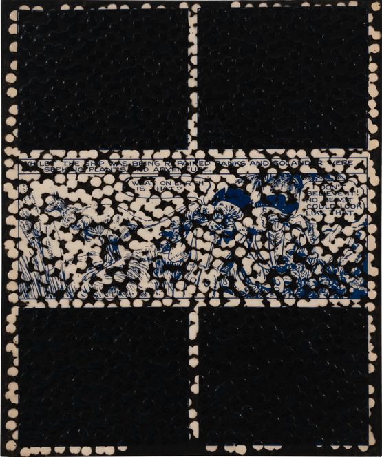 Untitled TSVORIL by Daniel Boyd contemporary artwork Painting