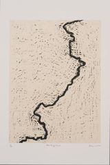 Dividing Line by Zarina contemporary artwork print