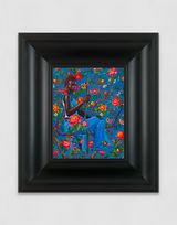 Portrait of Jouifsoif Esther Itoremikesi by Kehinde Wiley contemporary artwork painting