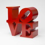 LOVE Red Red by Robert Indiana contemporary artwork sculpture