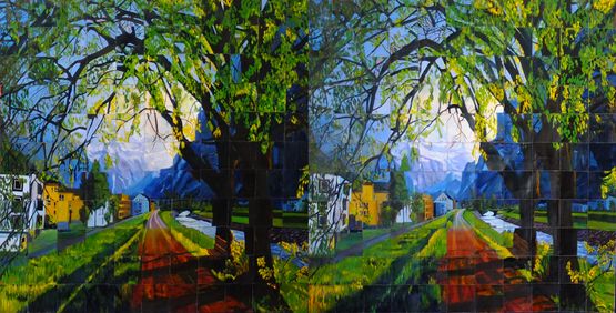 I and I RCGMBYK by Kanishka Raja contemporary artwork Painting