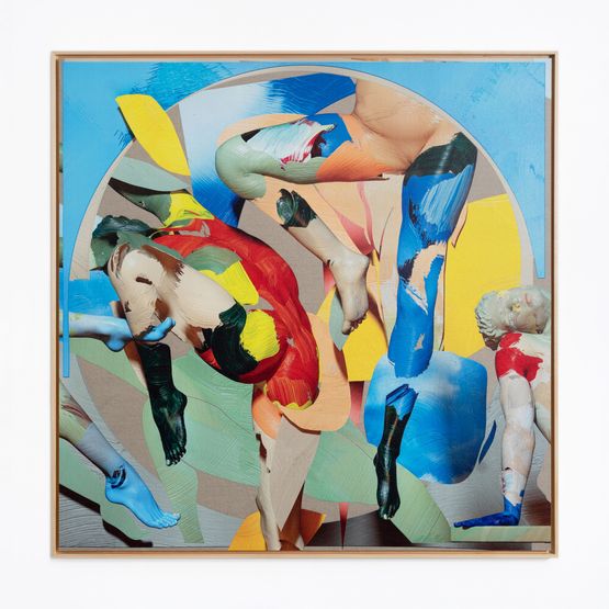 La Danse Inachevee Virtual mix II after Matisse by Matthew Stone contemporary artwork Painting