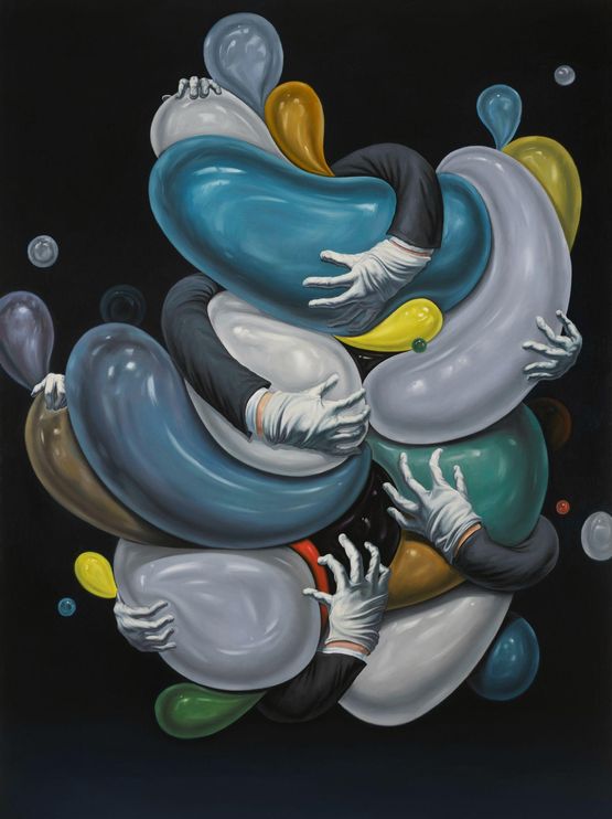 The Membrane of the Universe by Zhou Song contemporary artwork Painting