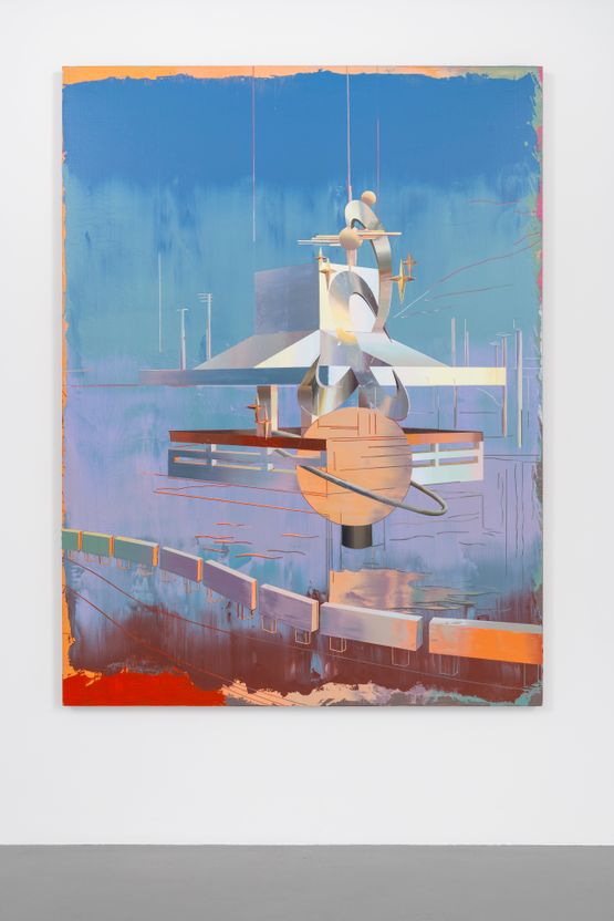 The Lakeside Pavilion by Cui Jie contemporary artwork Painting