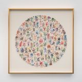 MONEY MAKES THE WORLD GO ROUND XXX by Carlos Aires contemporary artwork mixed media
