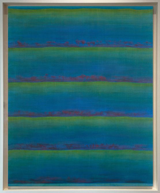 Song of Fisherman by Jung Jong-Mee contemporary artwork Painting