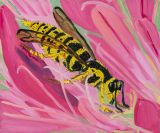 Yellow Jacket by Claudia Keep contemporary artwork painting