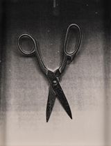 Untitled scissors by Pati Hill contemporary artwork print