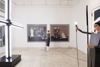 Contemporary art exhibition Thomas Zipp world health. Mental health 2020 at Galerie Krinzinger Seilerstatte 16 Vienna Austria