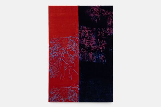 As if I Told You by Nick Mauss contemporary artwork Textile