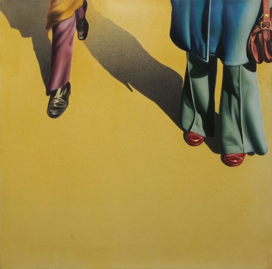 Side Walk - 4 by Hilo Chen contemporary artwork Painting