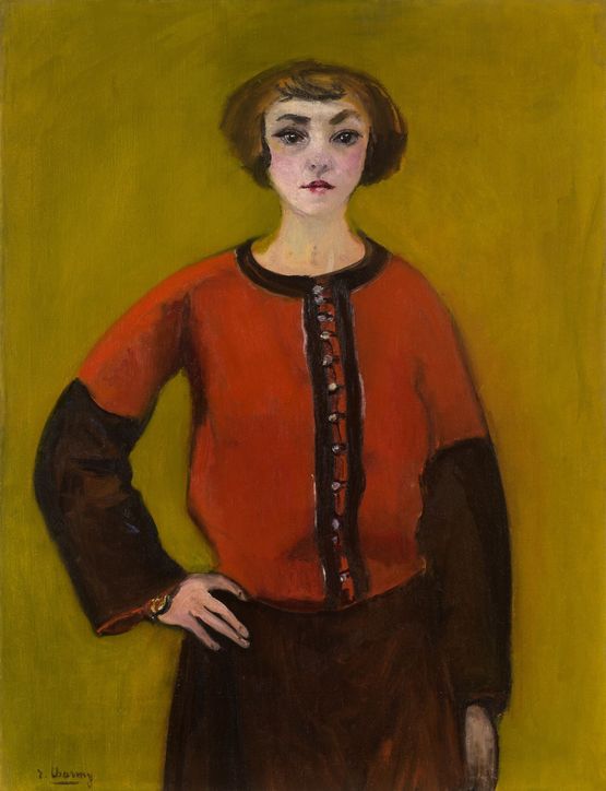 Autoportrait by Emilie Charmy contemporary artwork Painting