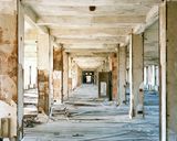 Hallway 1 Michigan Central Depot Detroit MI by Frank Schwere contemporary artwork photography
