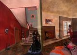 Glimpse of her museum by Cinthia Sifa Mulanga contemporary artwork painting