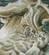 The Garden and The Sea 4 by Christopher Bassi contemporary artwork painting works on paper