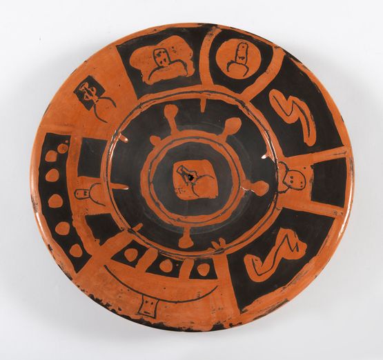 Tetes de taureau Motif de decoration au verso by Pablo Picasso contemporary artwork Sculpture