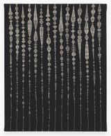 Mantra Vertical Black by Angelo Filomeno contemporary artwork textile