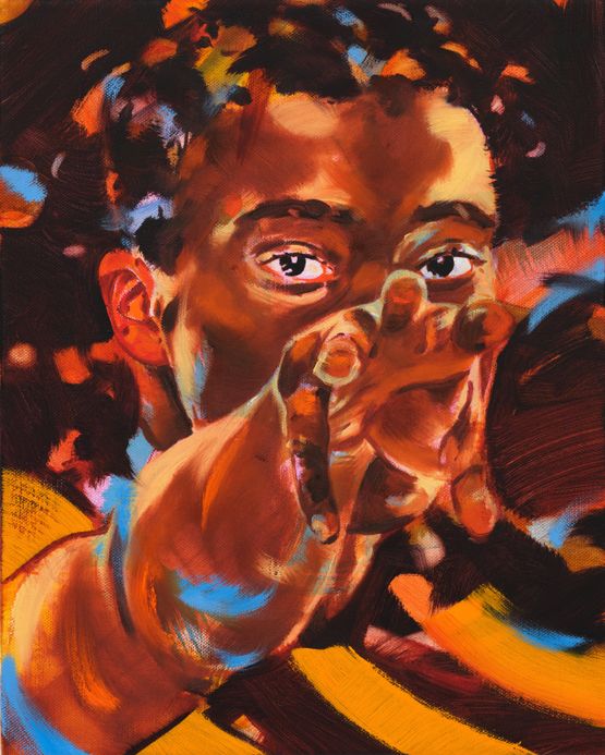 Messenger by Norbert Bisky contemporary artwork Painting