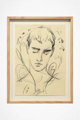 The Shepherd by Luke Edward Hall contemporary artwork drawing works on paper