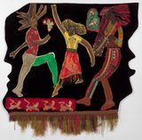 Rasta Band by Dindga Mccannon contemporary artwork mixed media textile