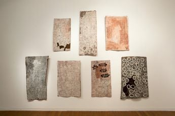Contemporary art exhibition Nyapanyapa Yunupingu Nyapanyapa Yunupingu at Roslyn Oxley9 Gallery Sydney Australia