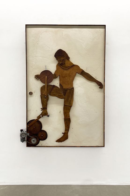 The Juggler by Ugo Schildge contemporary artwork Sculpture