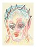 Face and Mask 07 by Carlos Amorales contemporary artwork Works on Paper