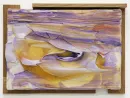 Pitch flows seaward what the fish swallow they return as ambergris Tyrian Purple by Kenjiro Okazaki contemporary artwork Painting