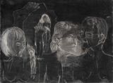 I Suddenly See My Past by Zhang Meng contemporary artwork drawing works on paper