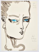 who they were by Del Kathryn Barton contemporary artwork mixed media