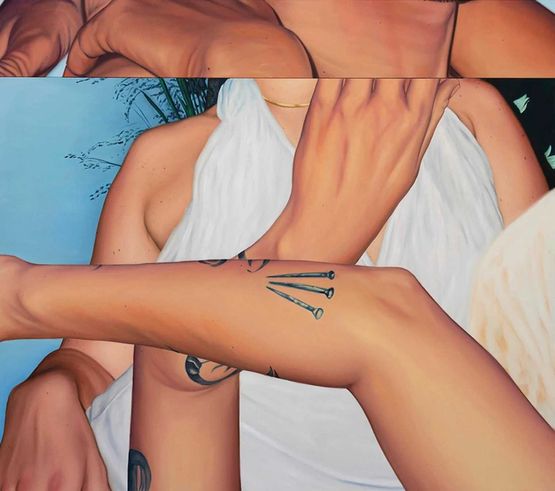 No one to tell us no by Bobbi Essers contemporary artwork Painting