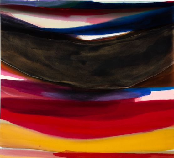 Cloud over Whatipu by Gretchen Albrecht contemporary artwork Painting