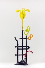 Biomorph sulphur daisy by Caroline Rothwell contemporary artwork sculpture
