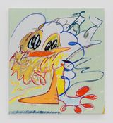 Temeroso y Preocupado  Fearful and Concerned by Nadia Hernandez contemporary artwork painting
