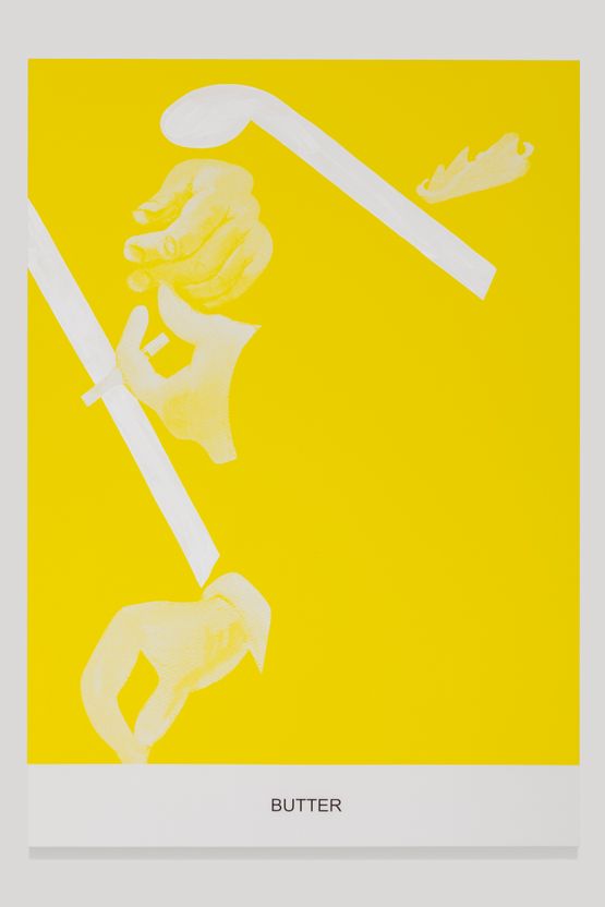 The Yellow Series Butter by John Baldessari contemporary artwork Mixed Media
