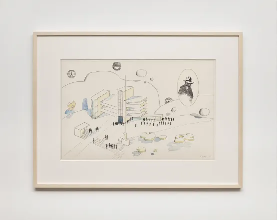Untitled by Saul Steinberg contemporary artwork Works on Paper